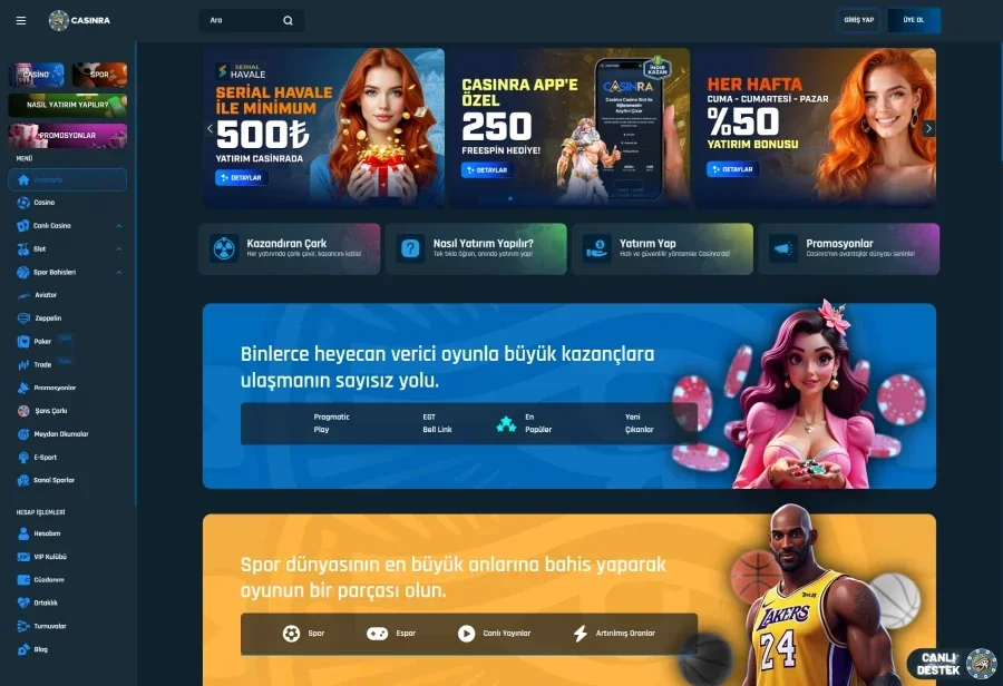 Casinra ekran görüntüsü